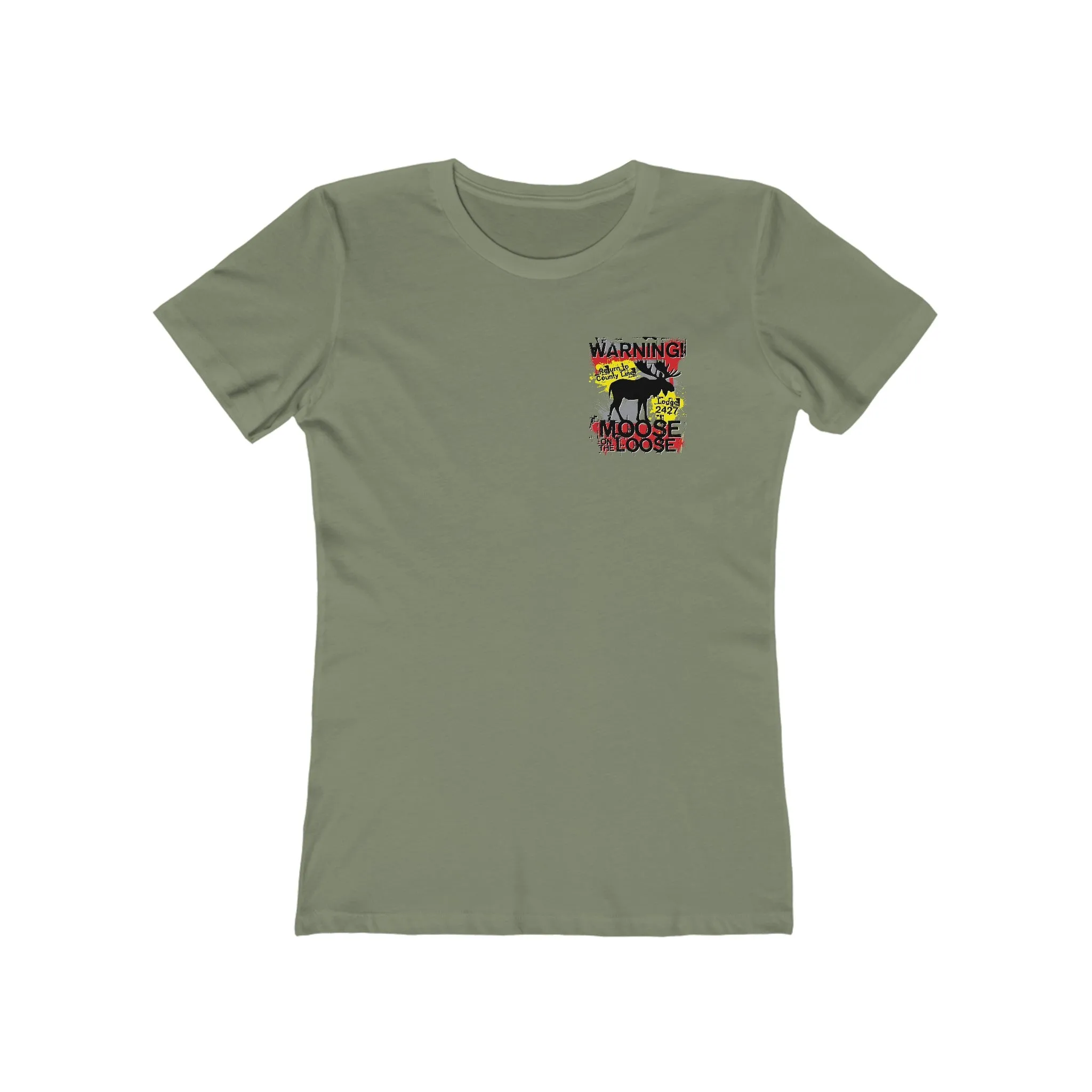 Moose Lodge 2427 - Loose Moose - Women's T-Shirt (Front & Back Print)