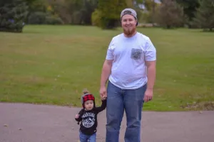 Mountain Man pocket design & Mountain Mini — Daddy and Me Matching Set