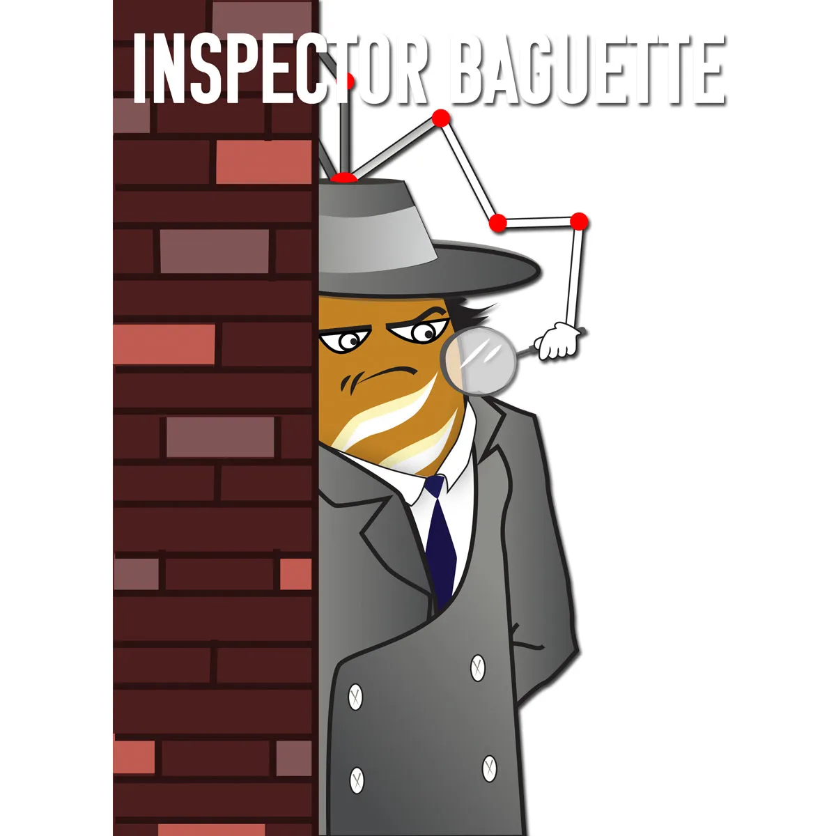 Movie The Food™ "Inspector Baguette" T-Shirt