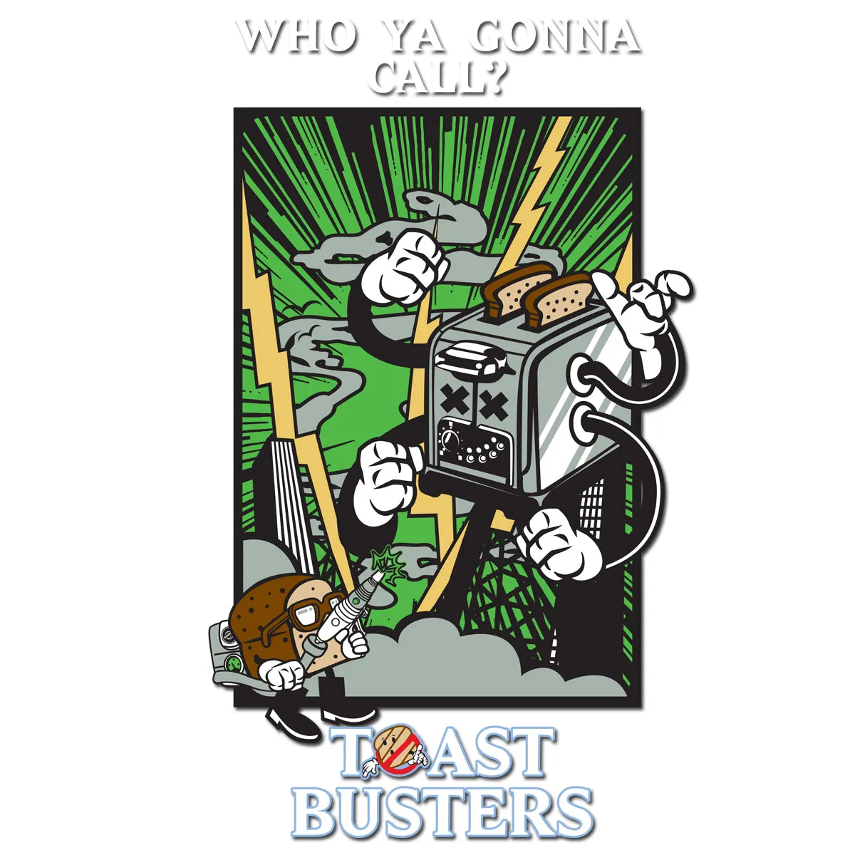 Movie The Food™ "Toastbusters" T-Shirt