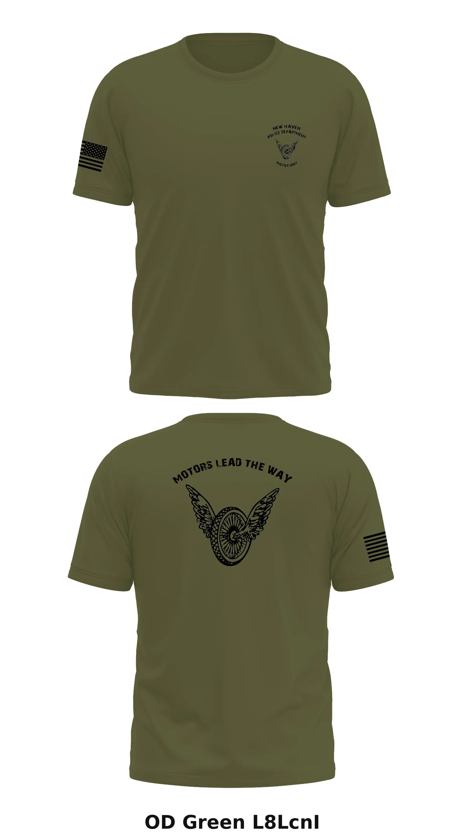 New Haven Police Motor Unit Store 1 Core Men's SS Performance Tee - L8LcnI