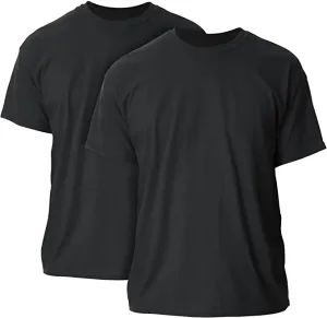New Set of 2 Gildan Mens Crew T-Shirts W Cool Spire, Black, Sz Extra Large!