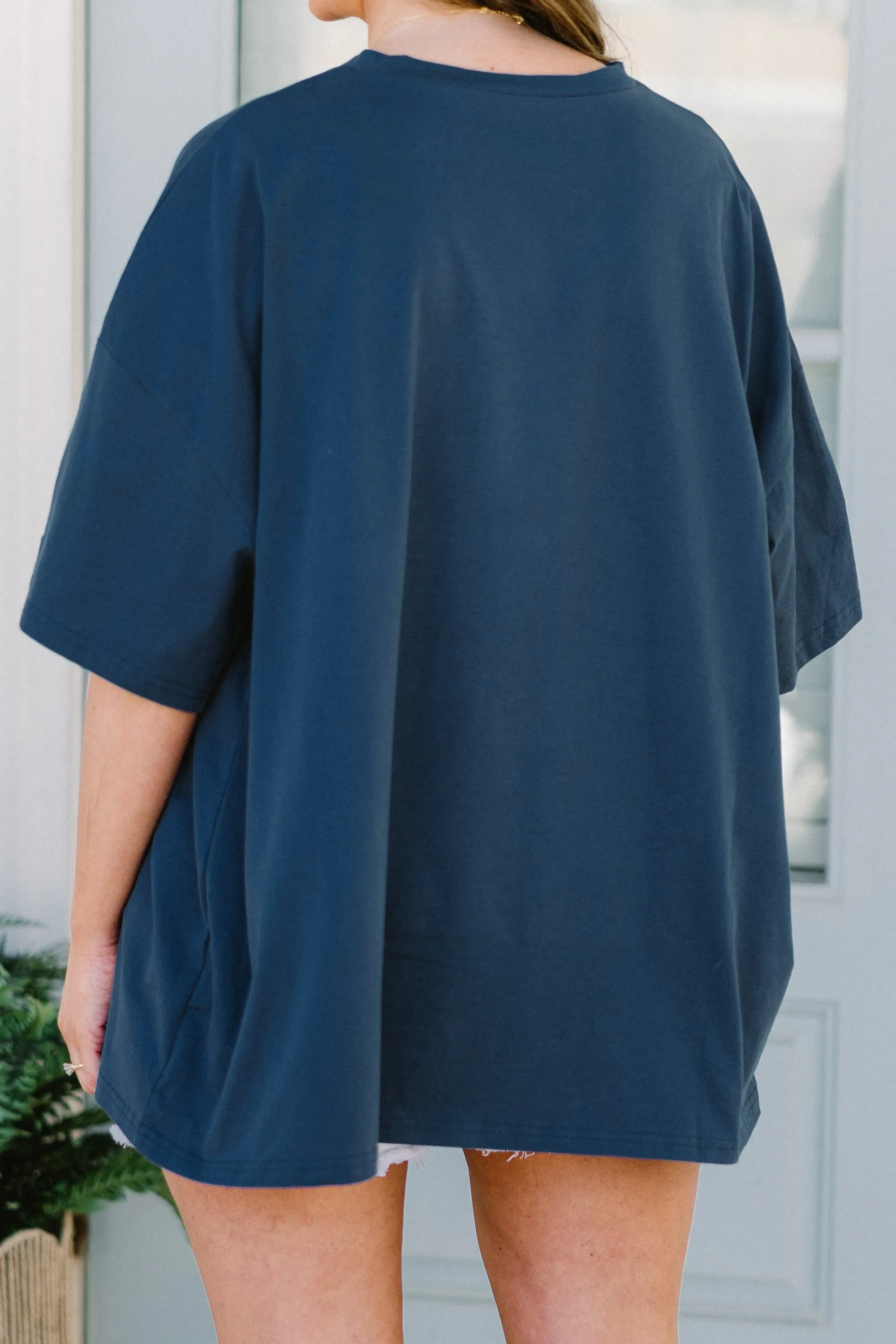 Newport Yacht Club Boyfriend Tee, Navy