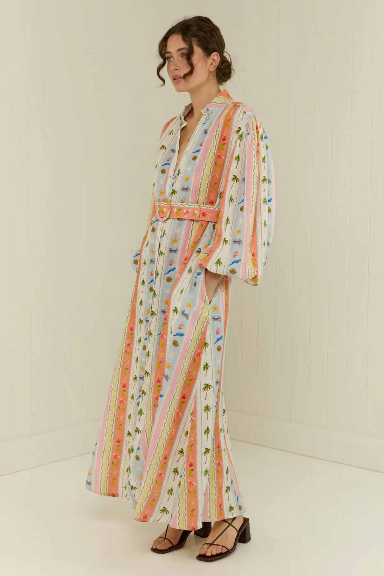 NODDY Dress | TROPICAL STRIPE