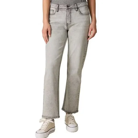 NWT Flag &amp; anthem Women's Gray straight leg Jeans Sz. 32 Waist