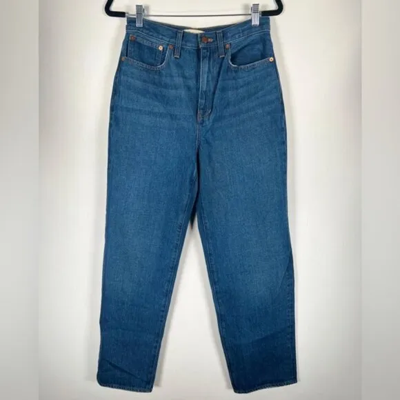 NWT MADEWELL BAGGY STRAIGHT JEANS High Rise Style NH643 Cotton/Hemp Size 27