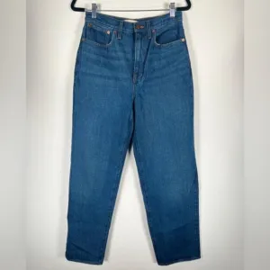 NWT MADEWELL BAGGY STRAIGHT JEANS High Rise Style NH643 Cotton/Hemp Size 27