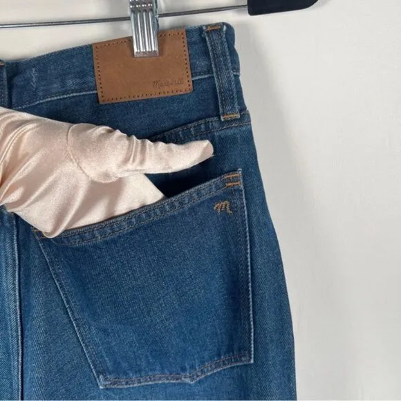 NWT MADEWELL BAGGY STRAIGHT JEANS High Rise Style NH643 Cotton/Hemp Size 27