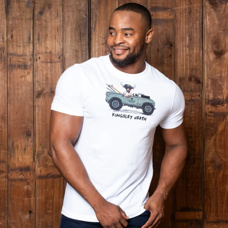 Off Road Surfari Crew Tee - Pelican