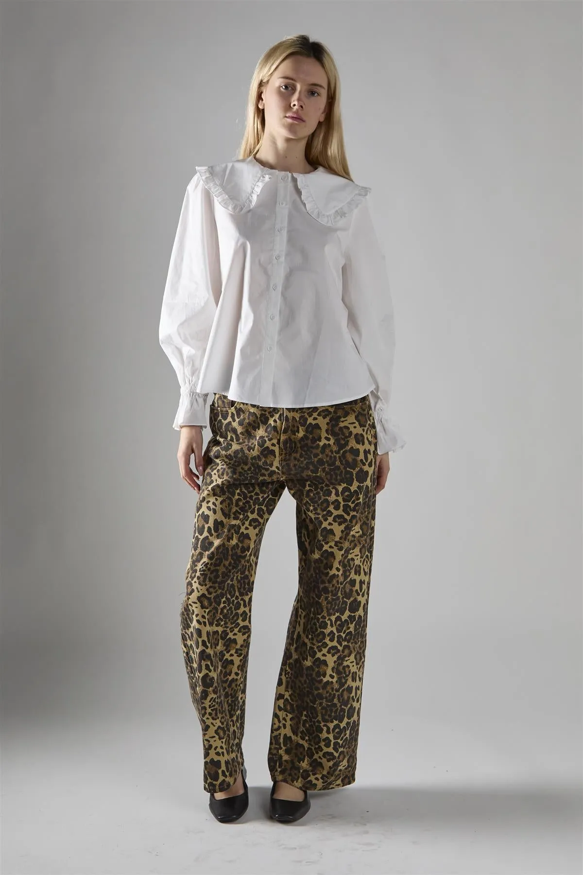 Off-White Statement-Collar Blouse