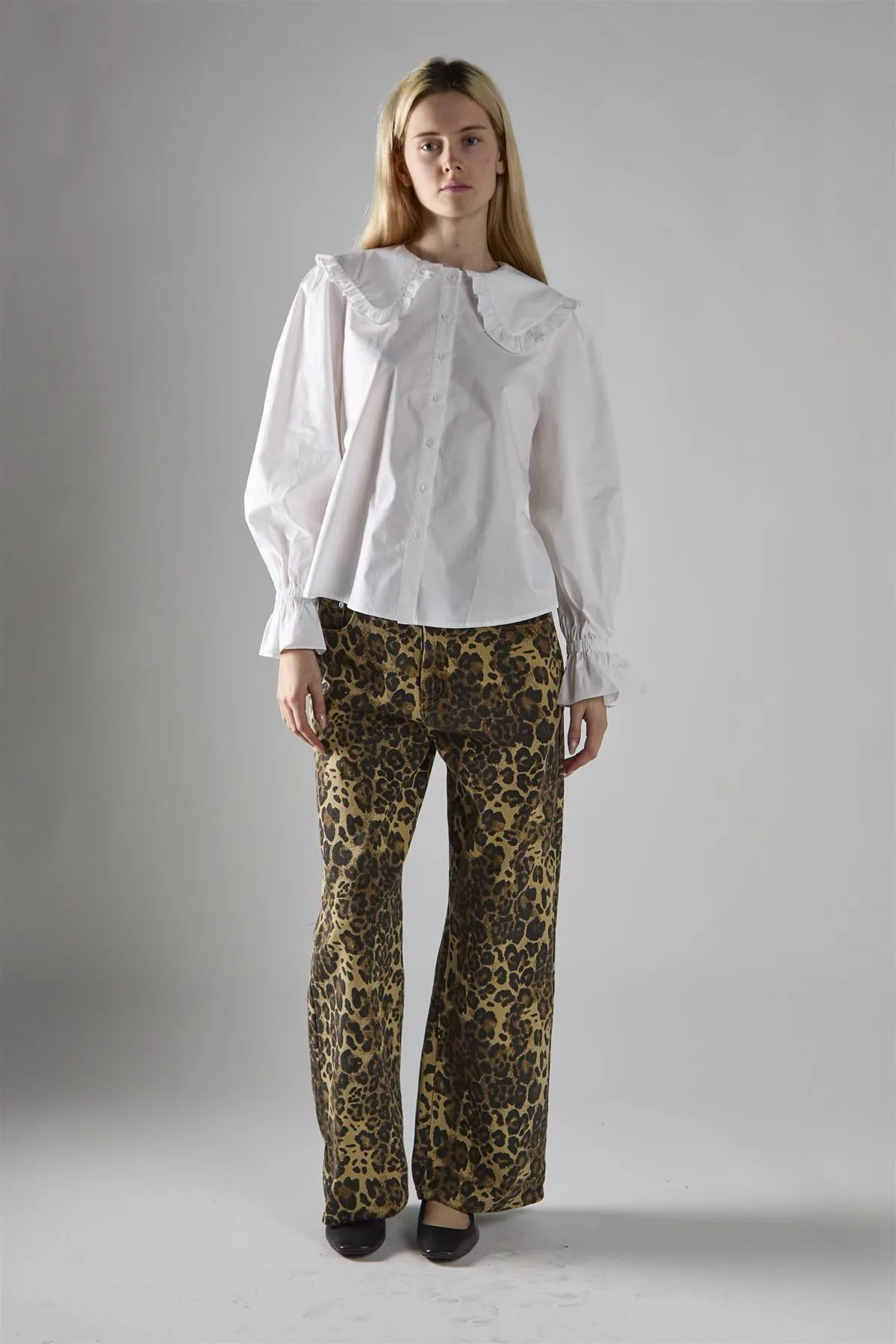 Off-White Statement-Collar Blouse