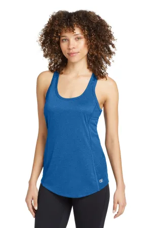 OGIO Women's Racerback Pulse Tank. LOE322 Electric Blue