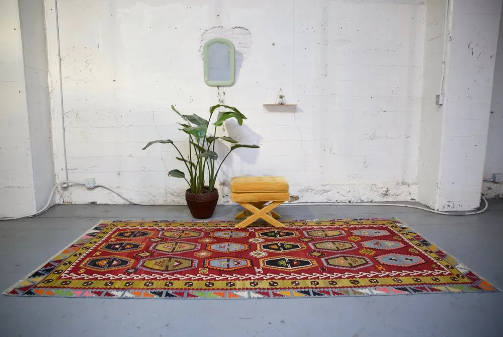 Old Sivas Sarkisla Kilim 5.1ftx10.2ft