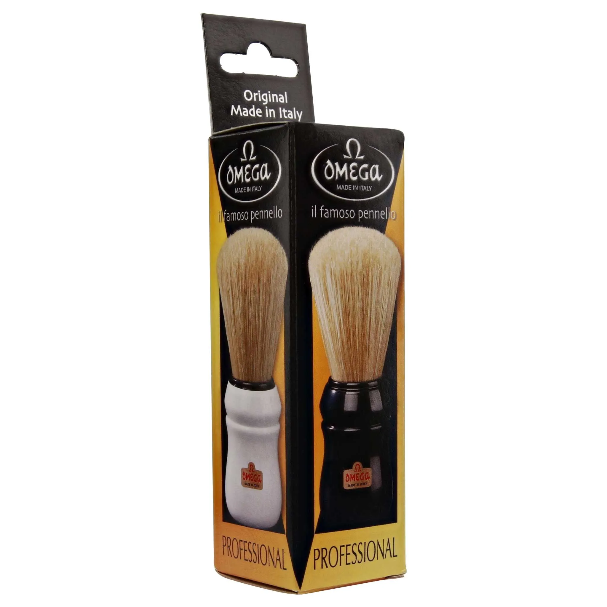 Omega Black Shave Brush