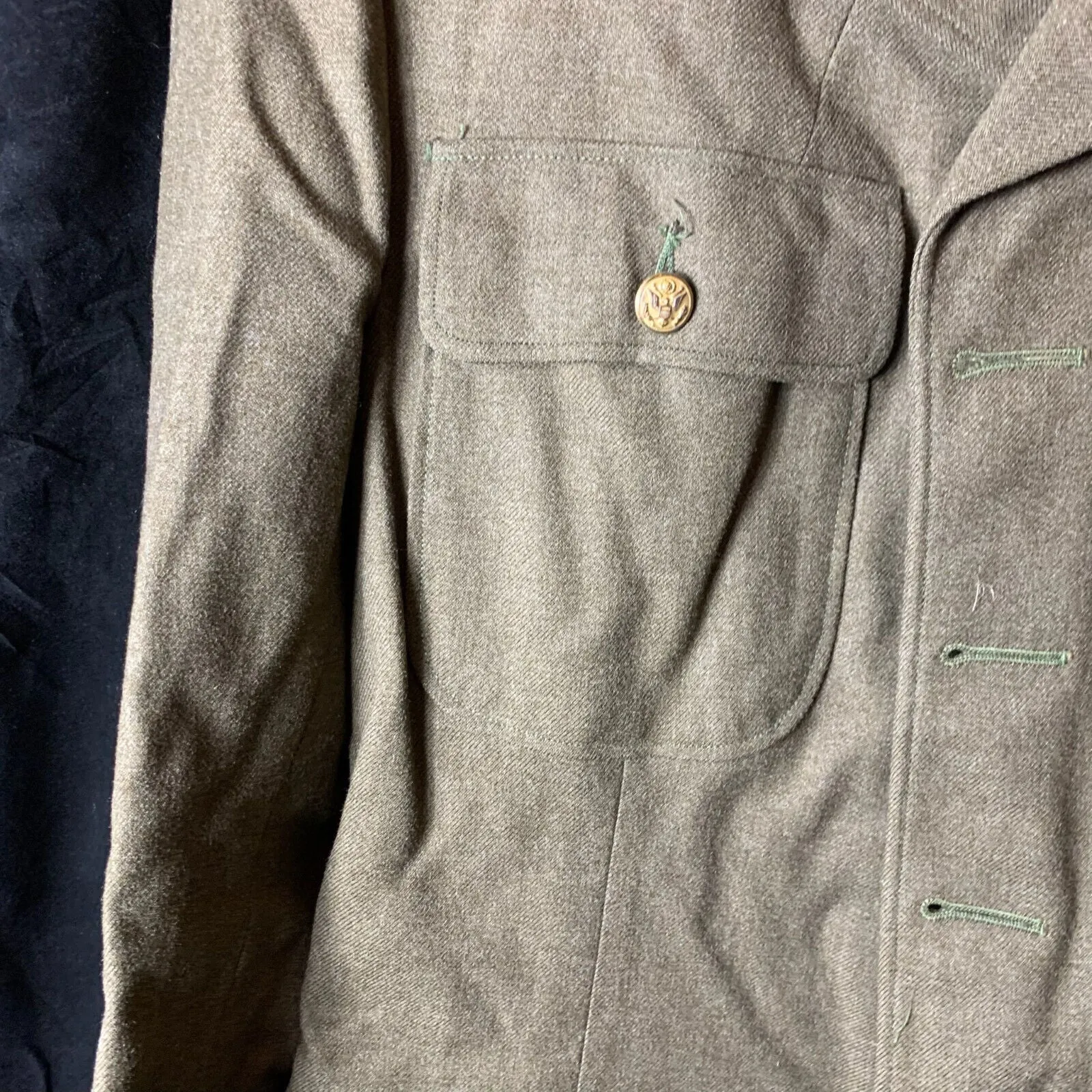 Original WW2 US Army Class A Dress Jacket 1942 - Private Ryan Prop - 38" Regular