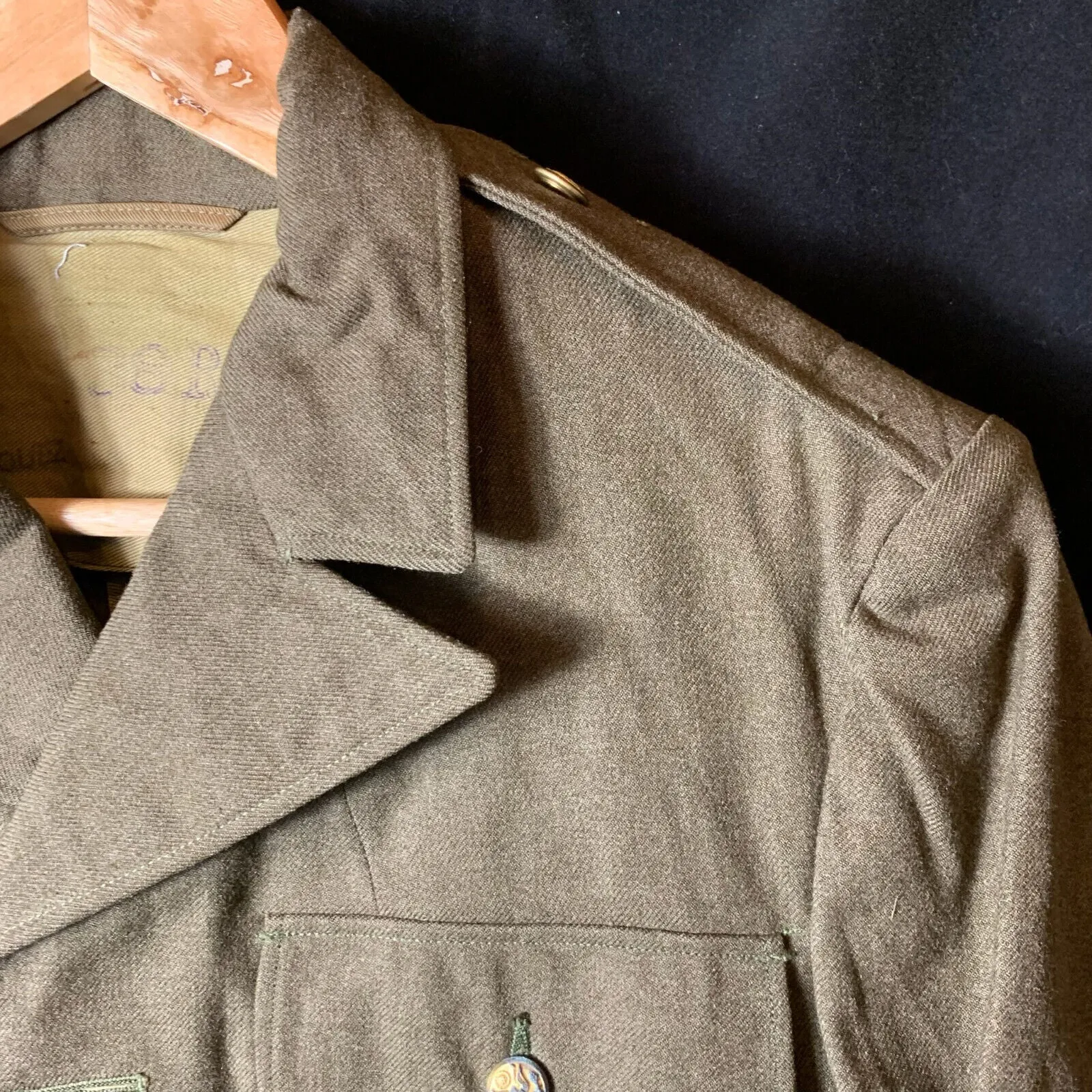 Original WW2 US Army Class A Dress Jacket 1942 - Private Ryan Prop - 38" Regular