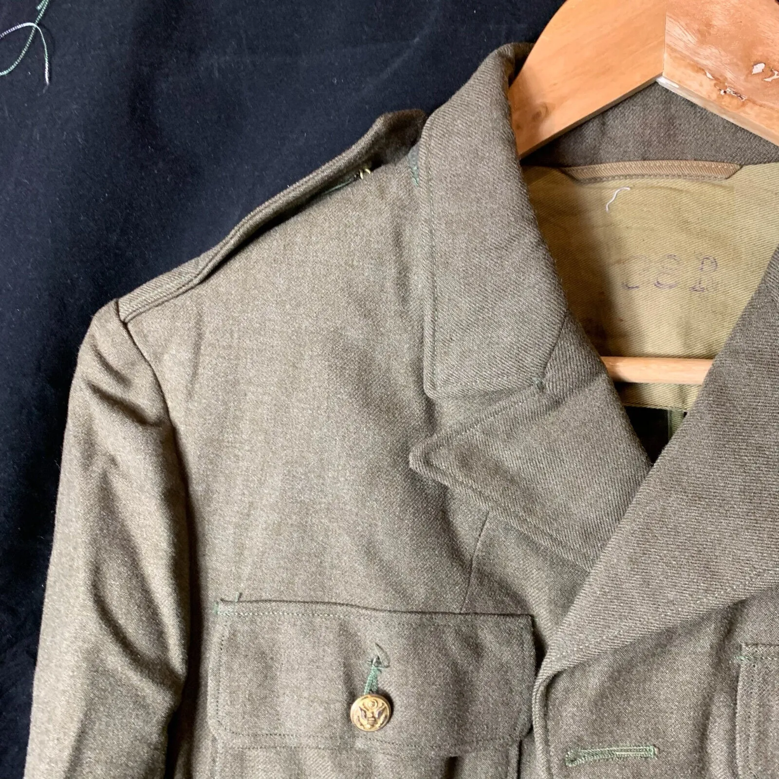 Original WW2 US Army Class A Dress Jacket 1942 - Private Ryan Prop - 38" Regular