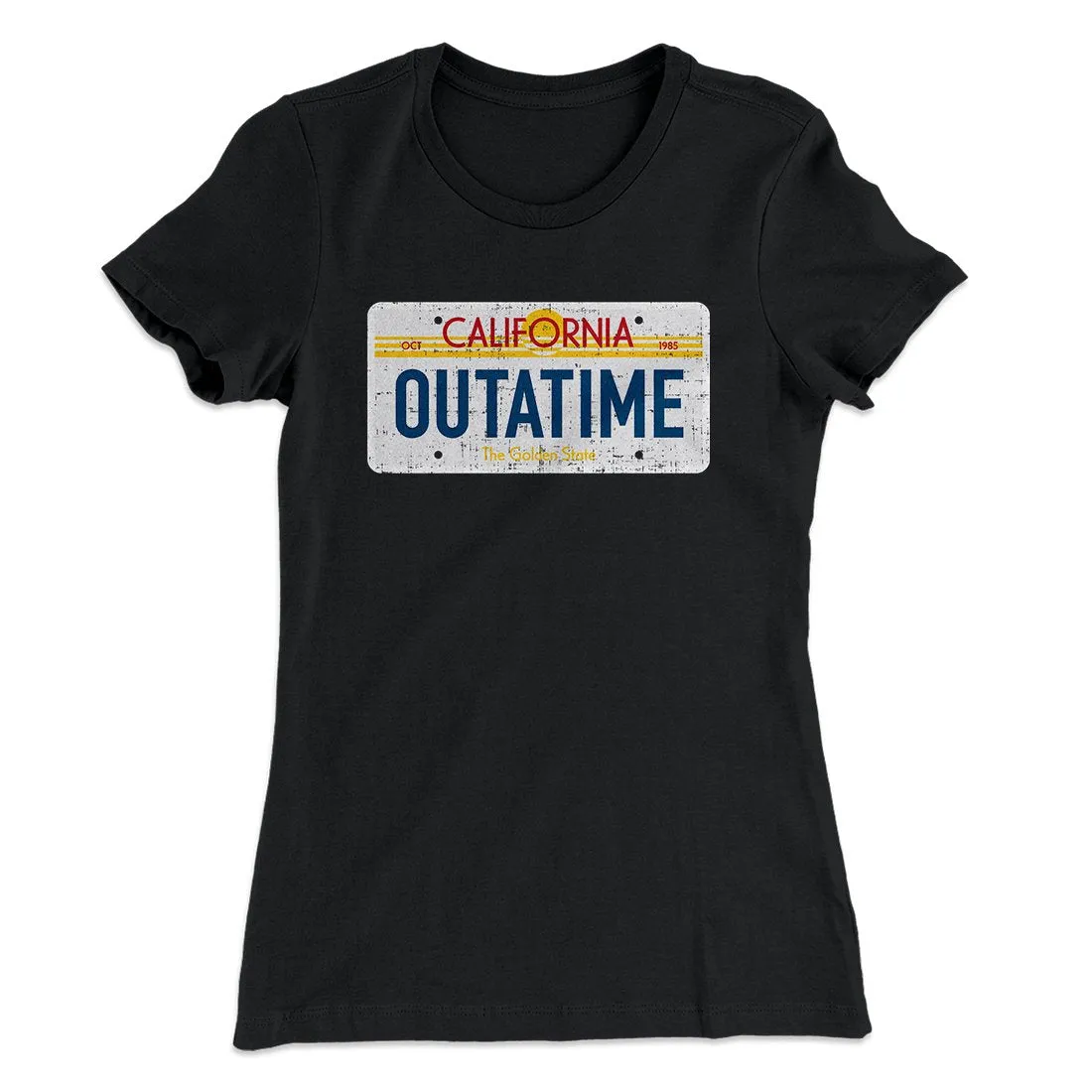Outatime License Plate Women's T-Shirt