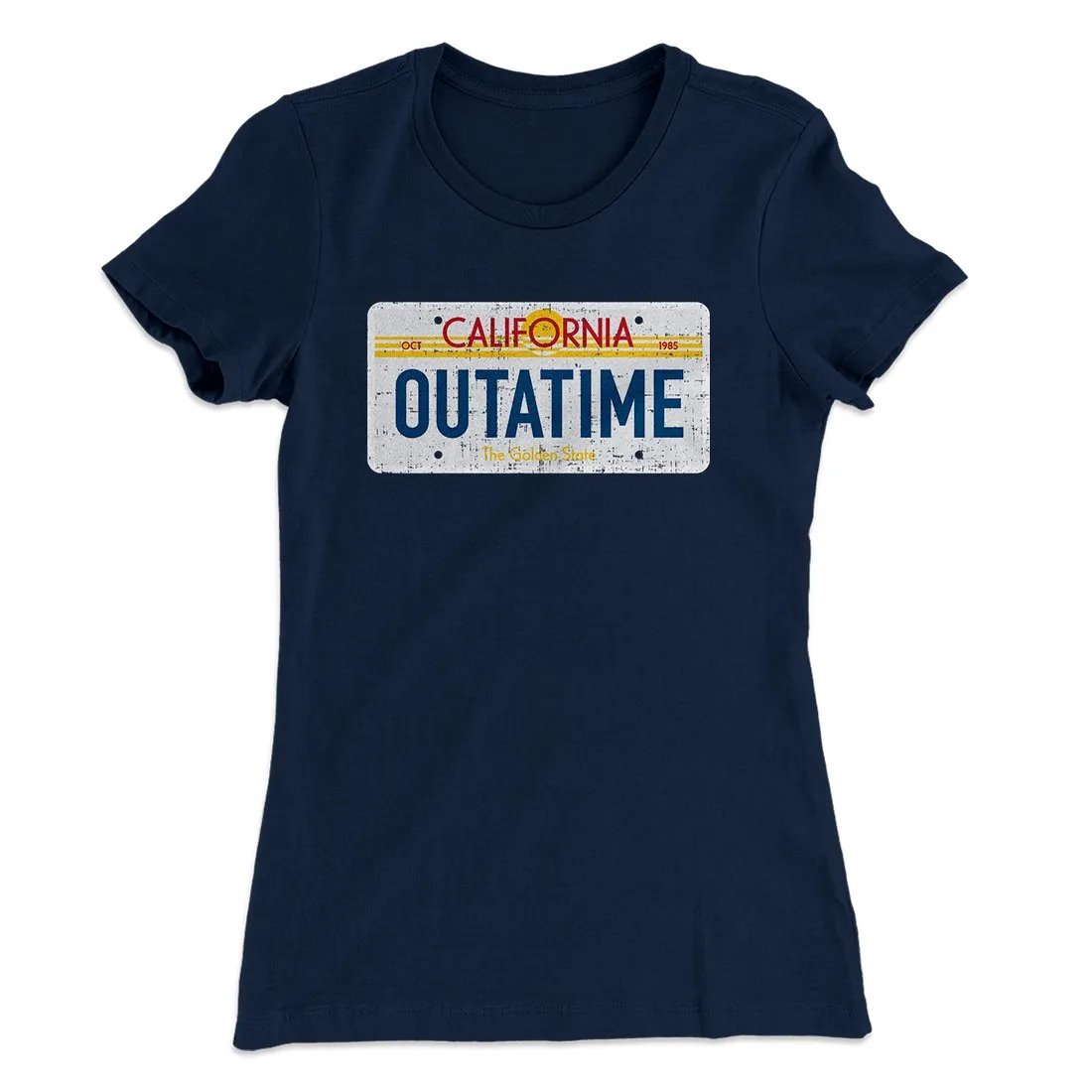 Outatime License Plate Women's T-Shirt