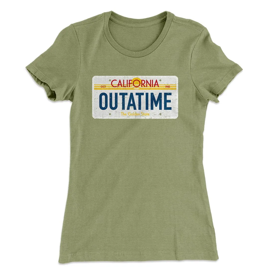 Outatime License Plate Women's T-Shirt