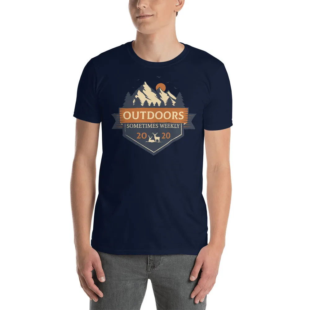Outdoors Sometimes Weekly Men's T-Shirt