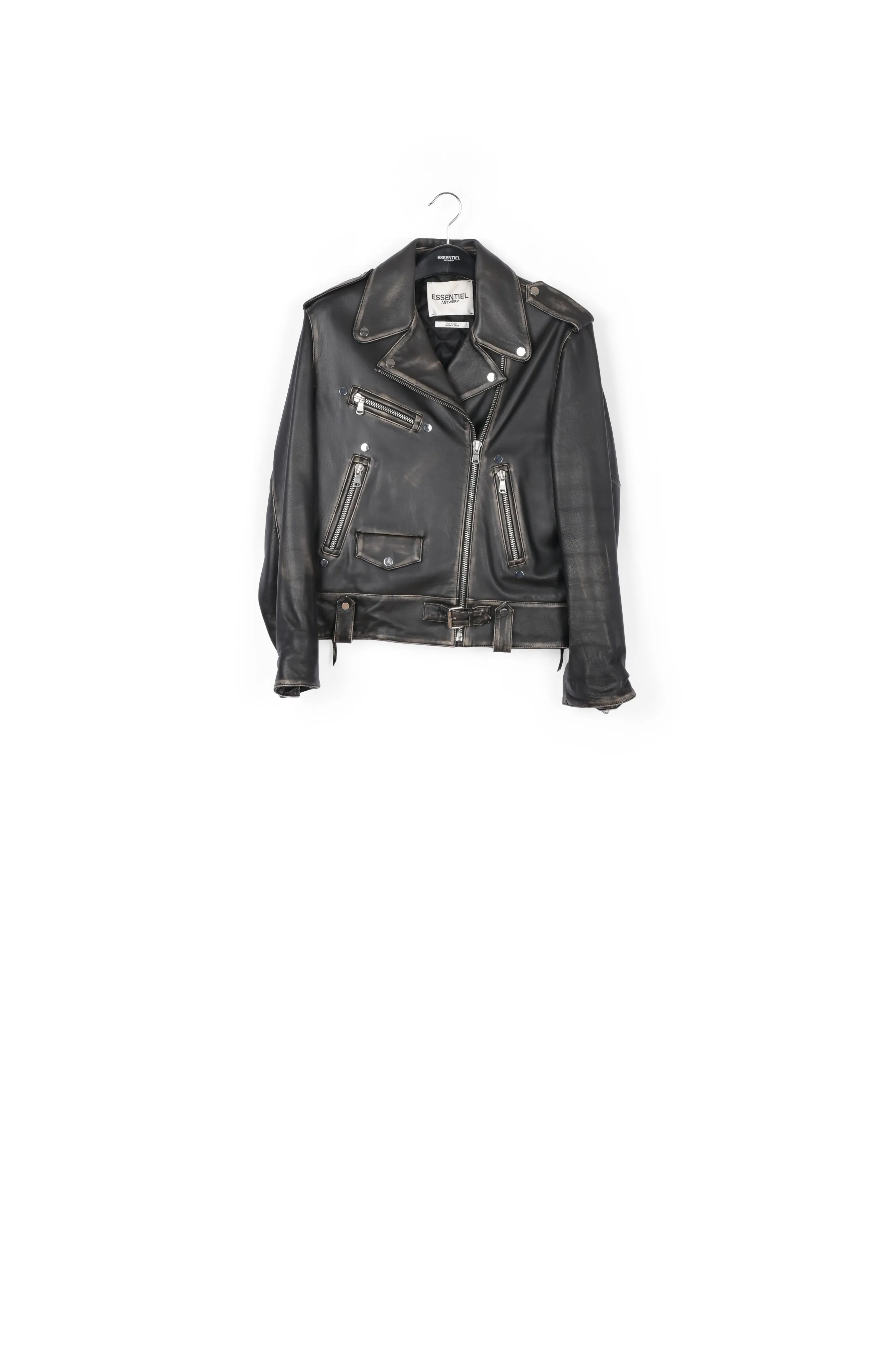 Oversized biker jacket