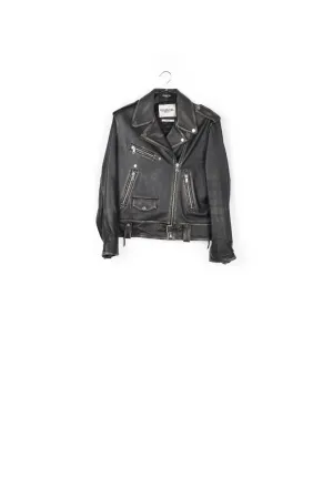 Oversized biker jacket