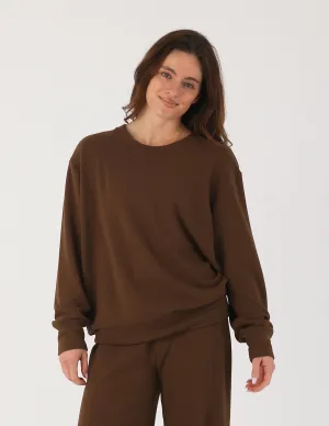 Oversized Crew: Chocolate