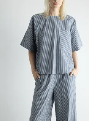 Oversized Tee - Railroad Stripe