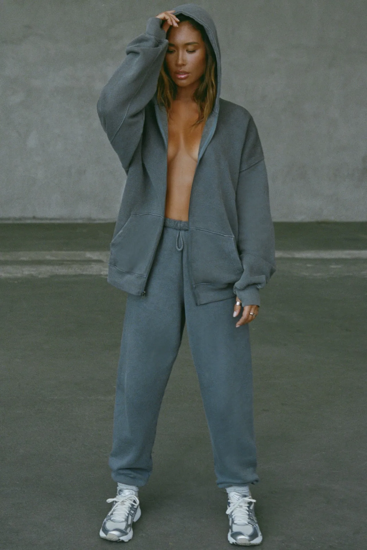 Oversized Zip Hoodie