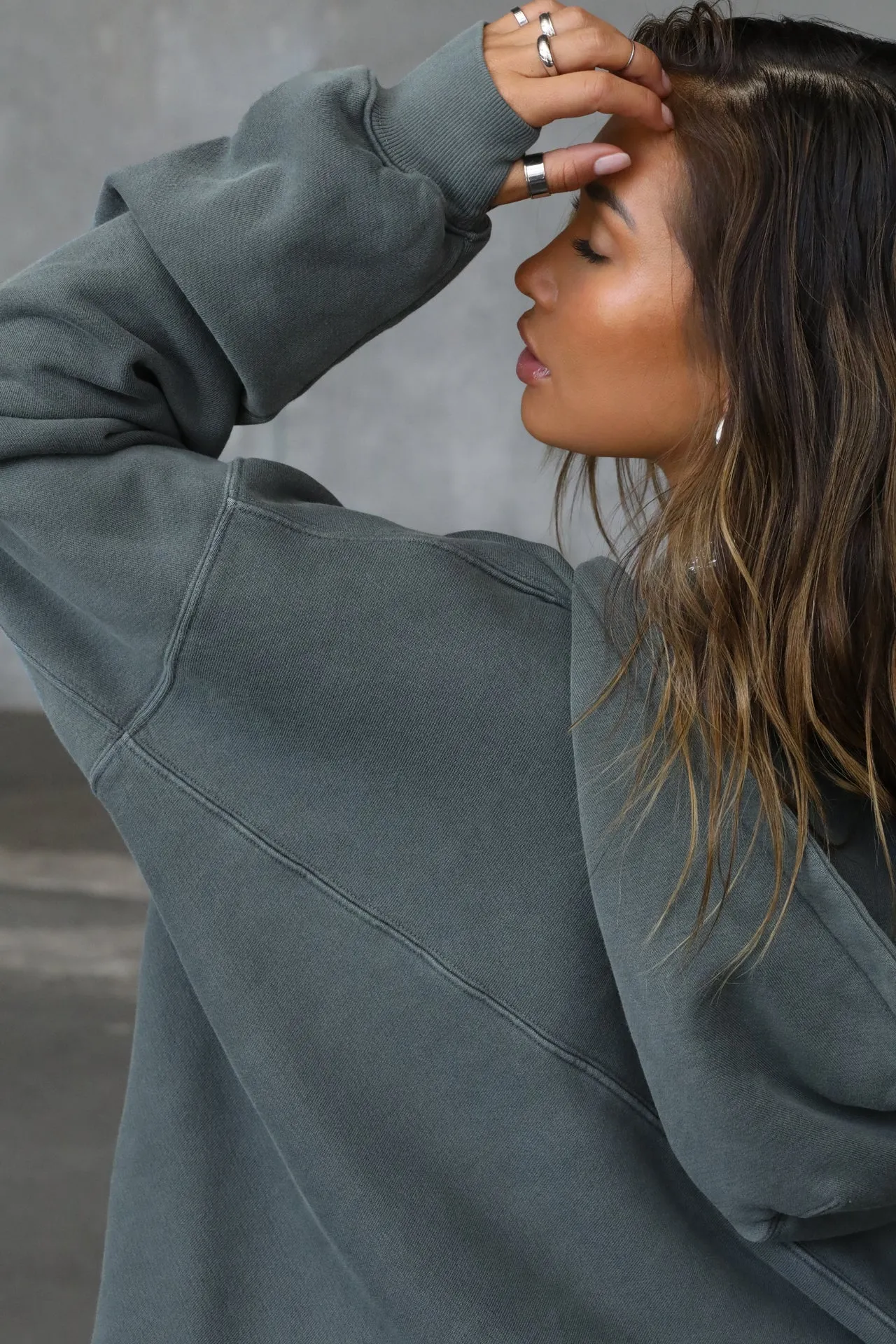 Oversized Zip Hoodie