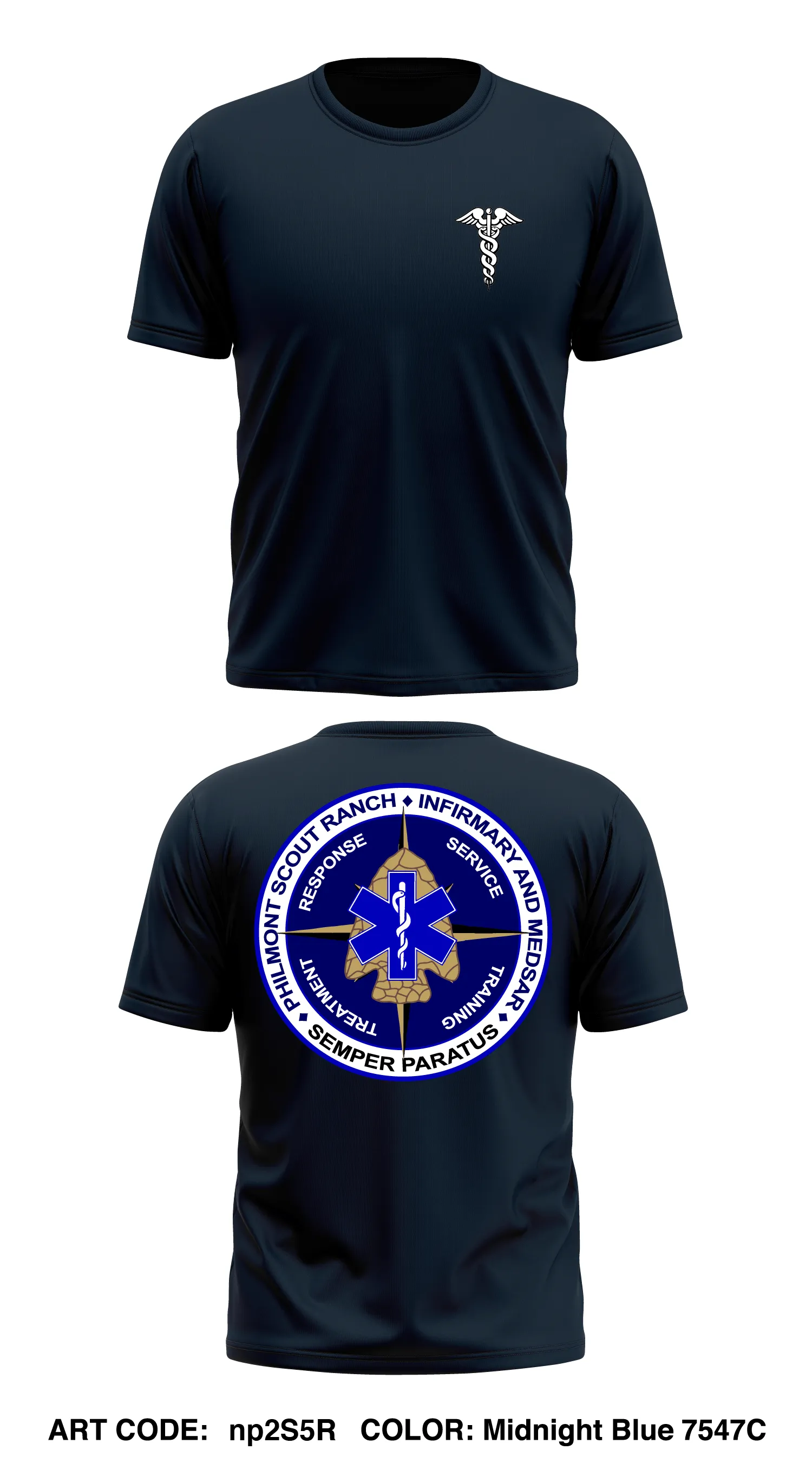 Philmont Scout Ranch Infirmary Store 1 Core Men's SS Performance Tee - np2S5R
