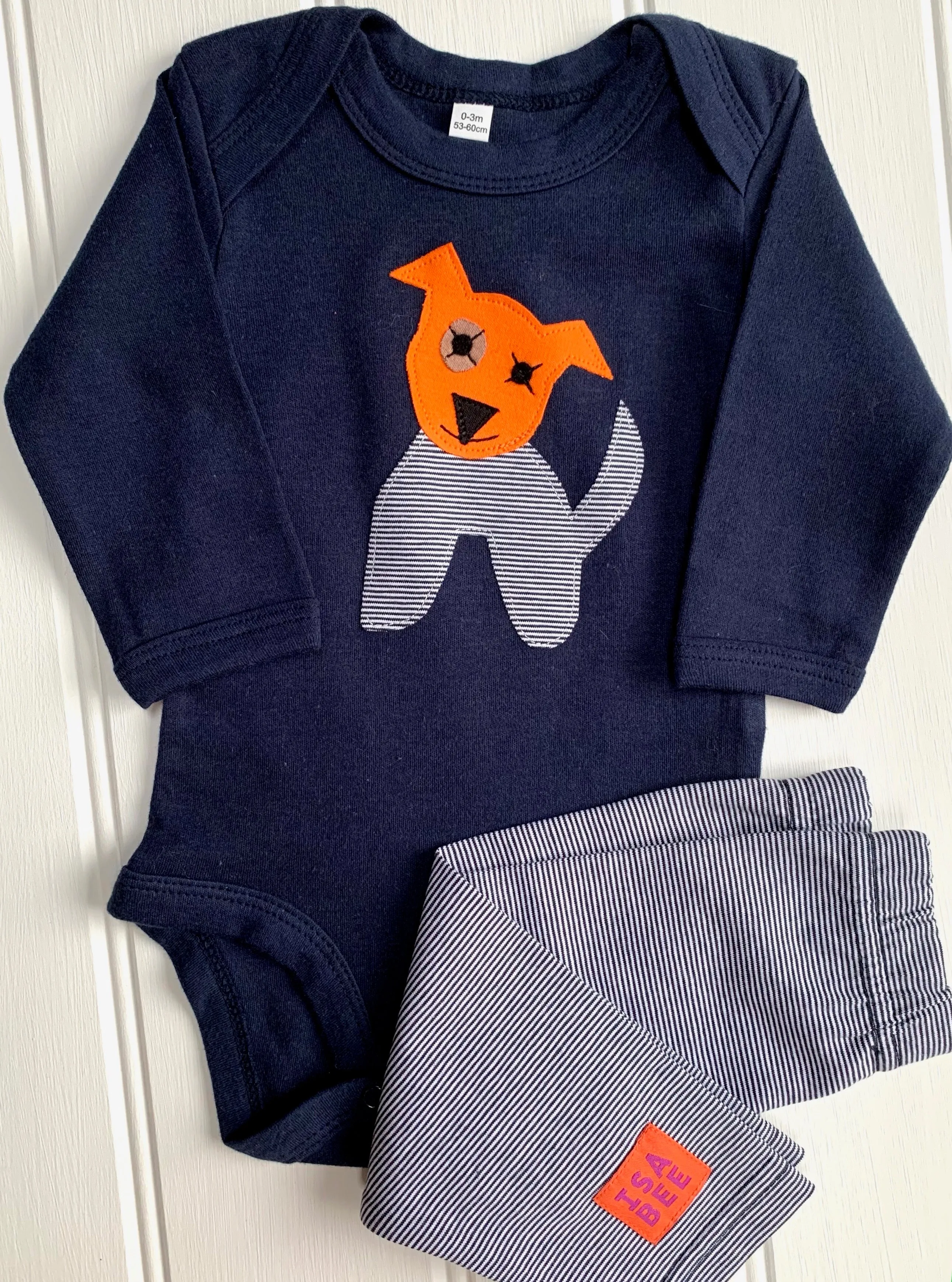 Polar Bear Babygrow - White
