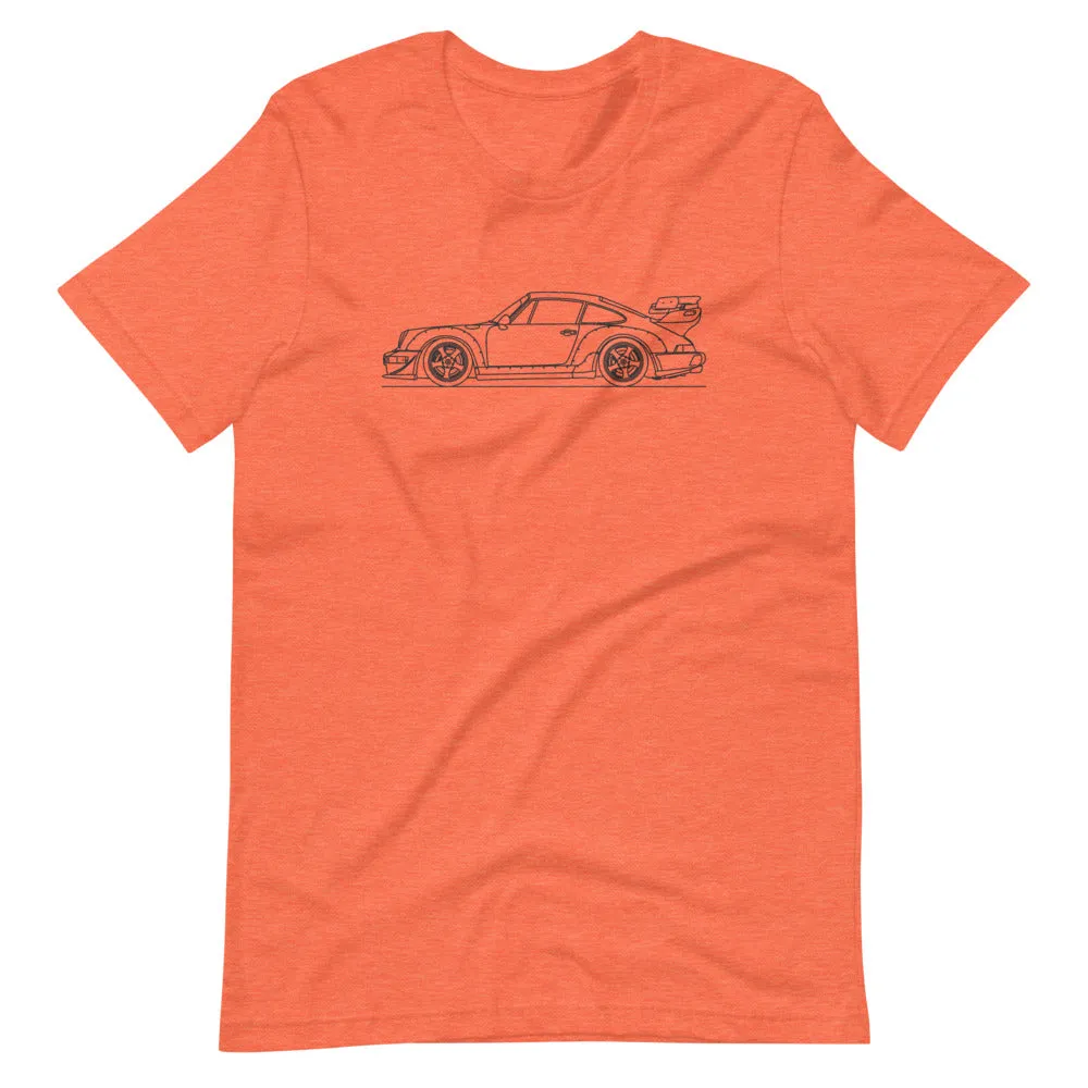 Porsche 911 964 RWB silhouette t-shirt