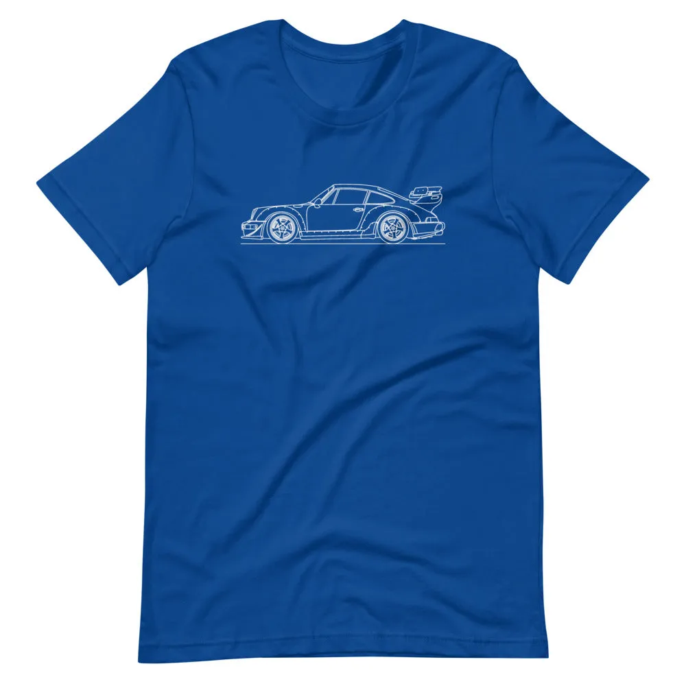 Porsche 911 964 RWB silhouette t-shirt