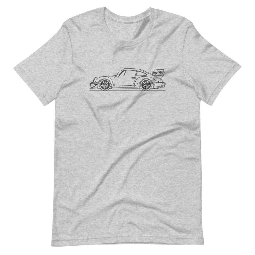 Porsche 911 964 RWB silhouette t-shirt