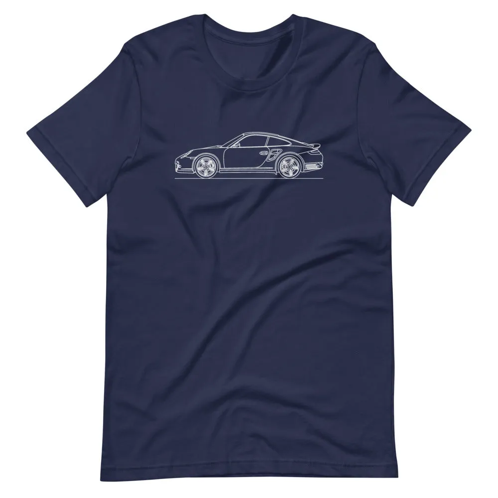 Porsche 911 997 Turbo silhouette t-shirt