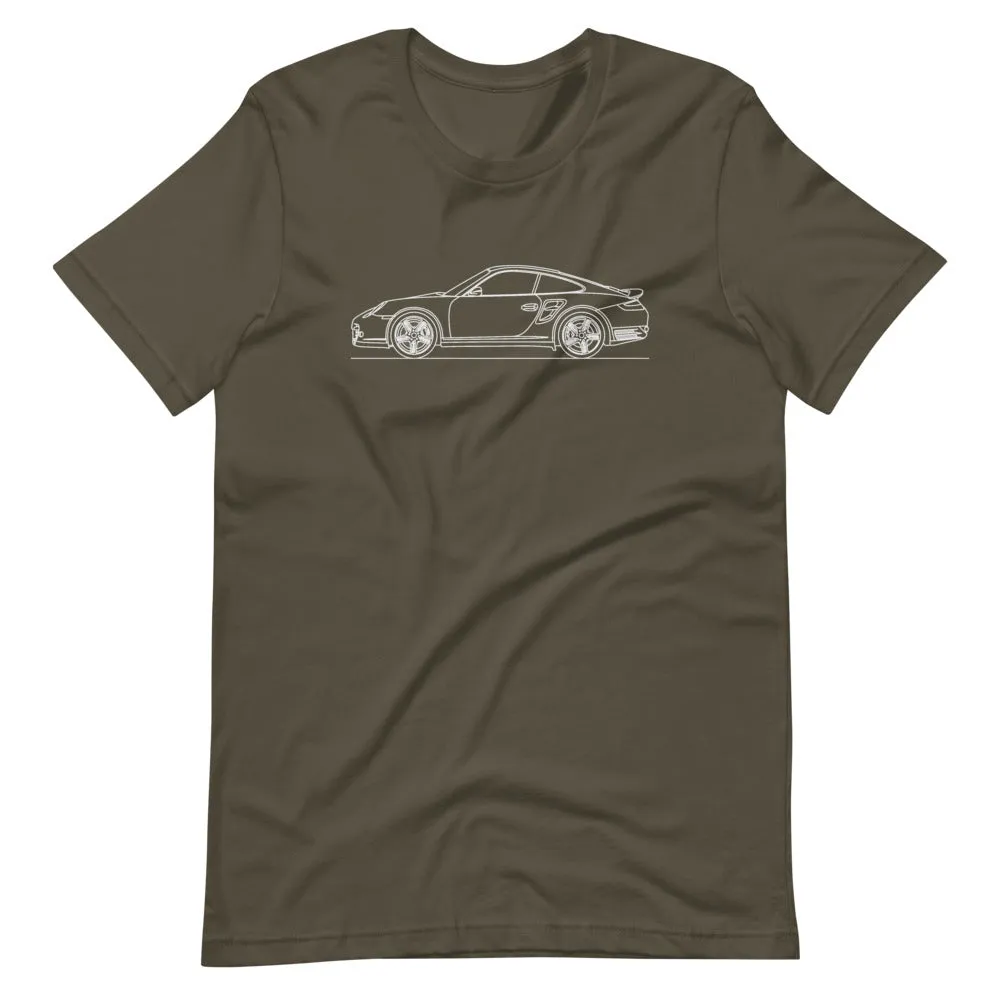 Porsche 911 997 Turbo silhouette t-shirt