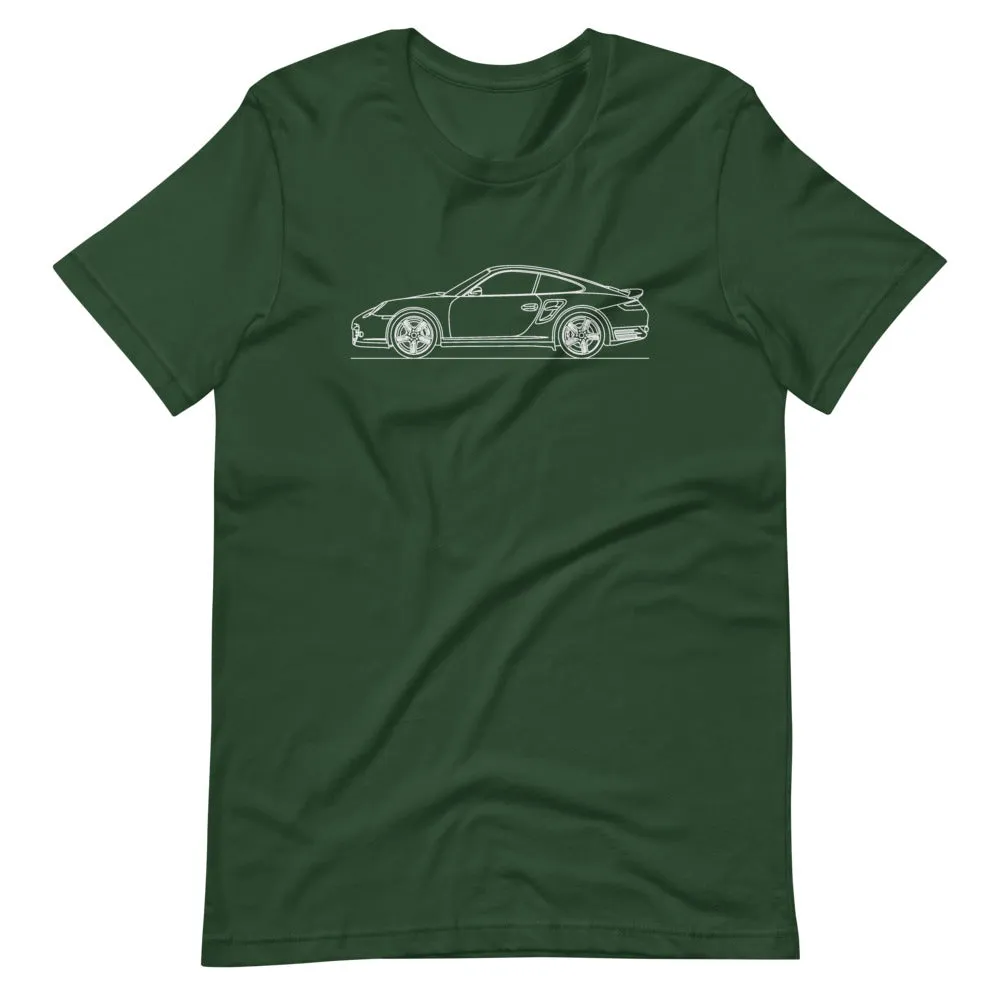 Porsche 911 997 Turbo silhouette t-shirt
