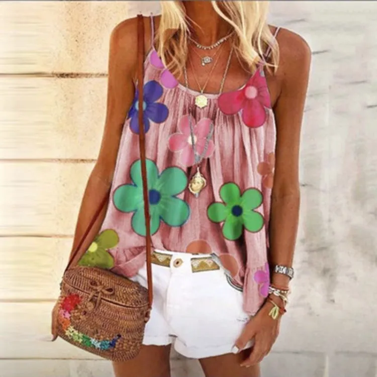 Printed loose camisole