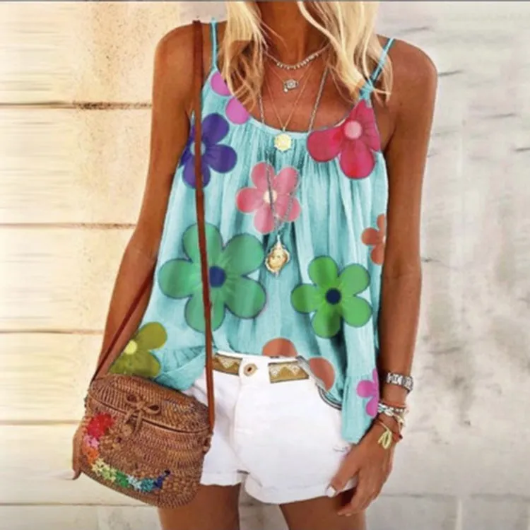 Printed loose camisole