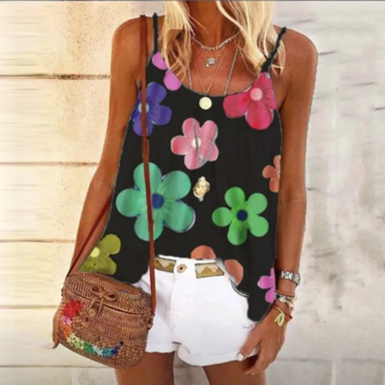 Printed loose camisole