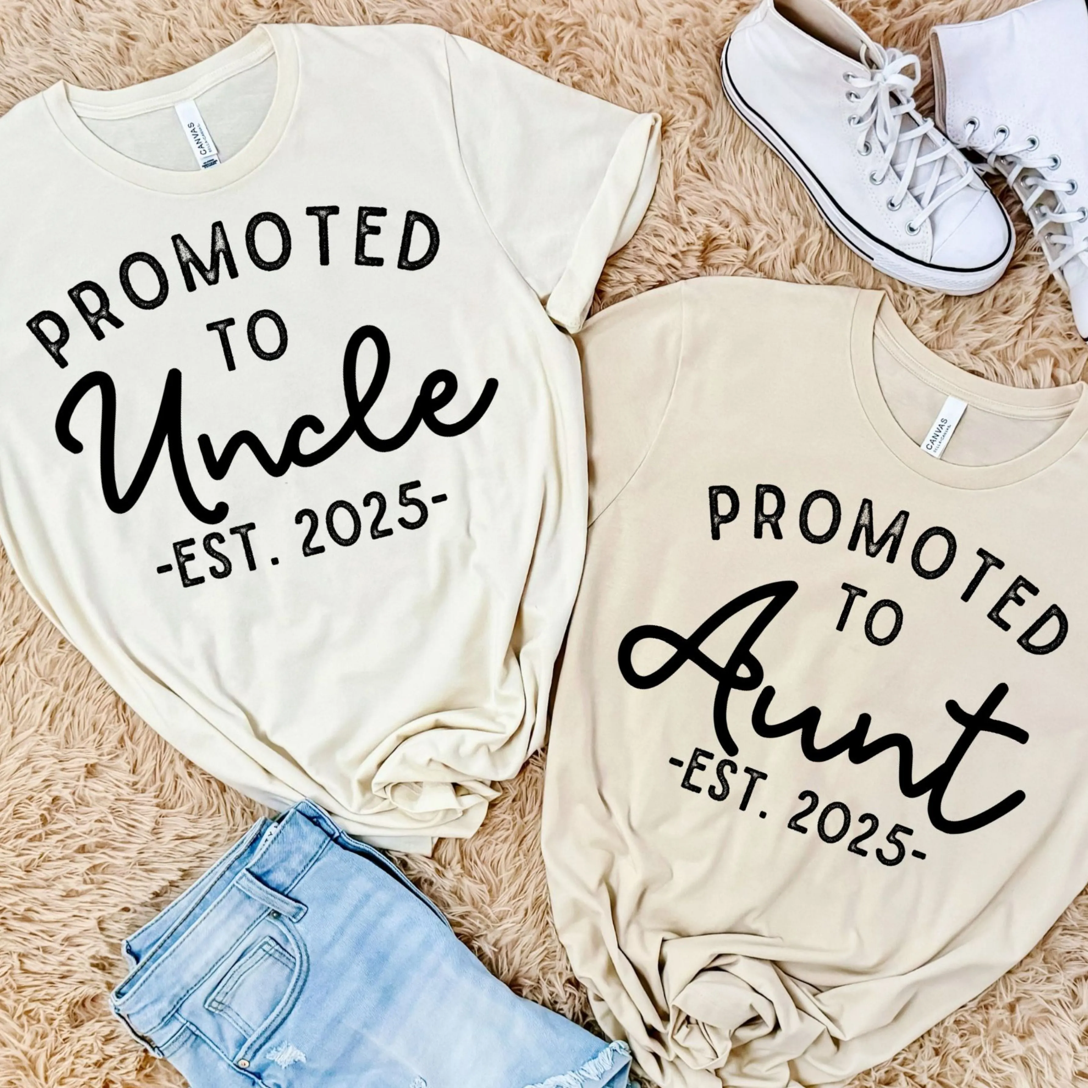 Promoted to Dad / Mom Est - Customize the EST year!