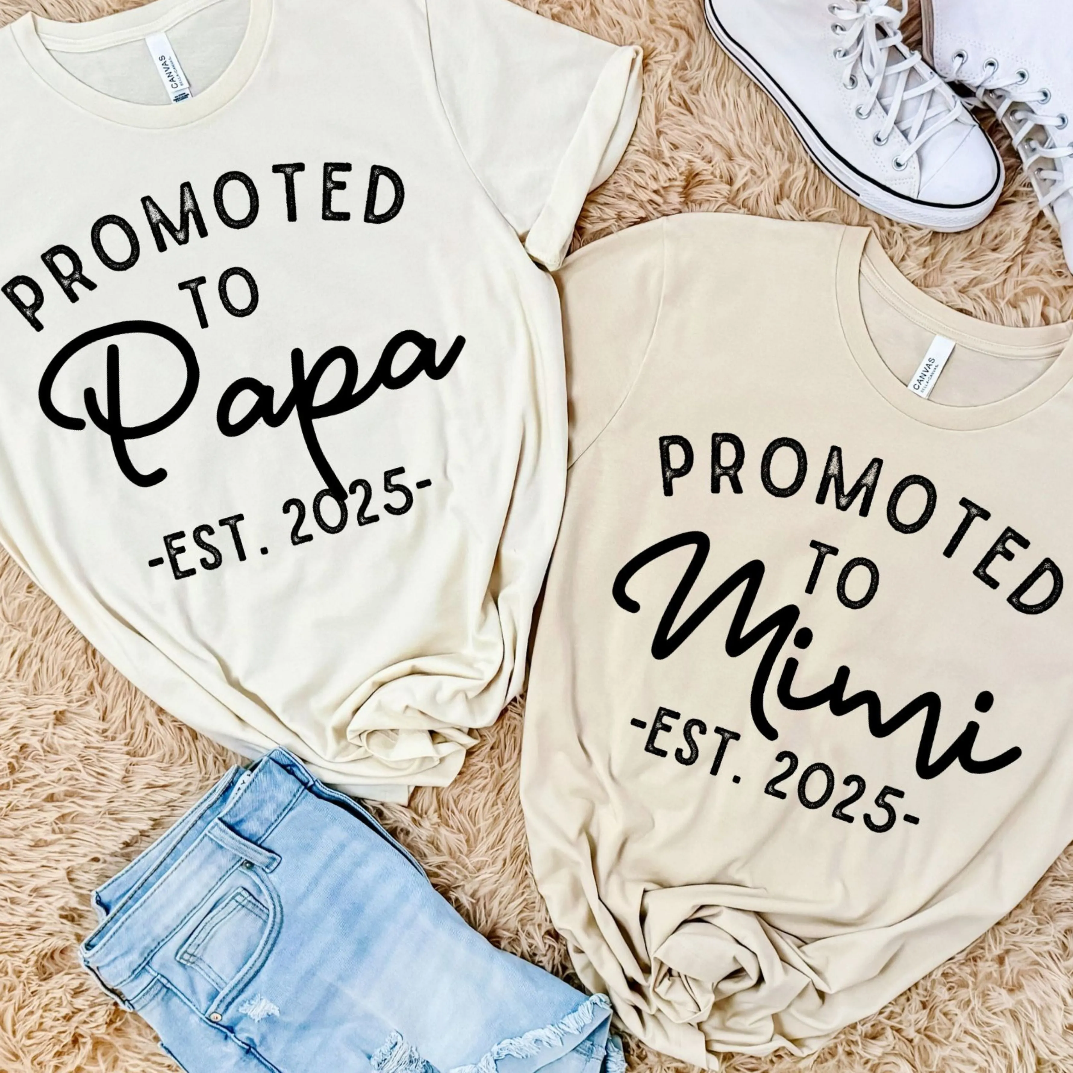 Promoted to Dad / Mom Est - Customize the EST year!