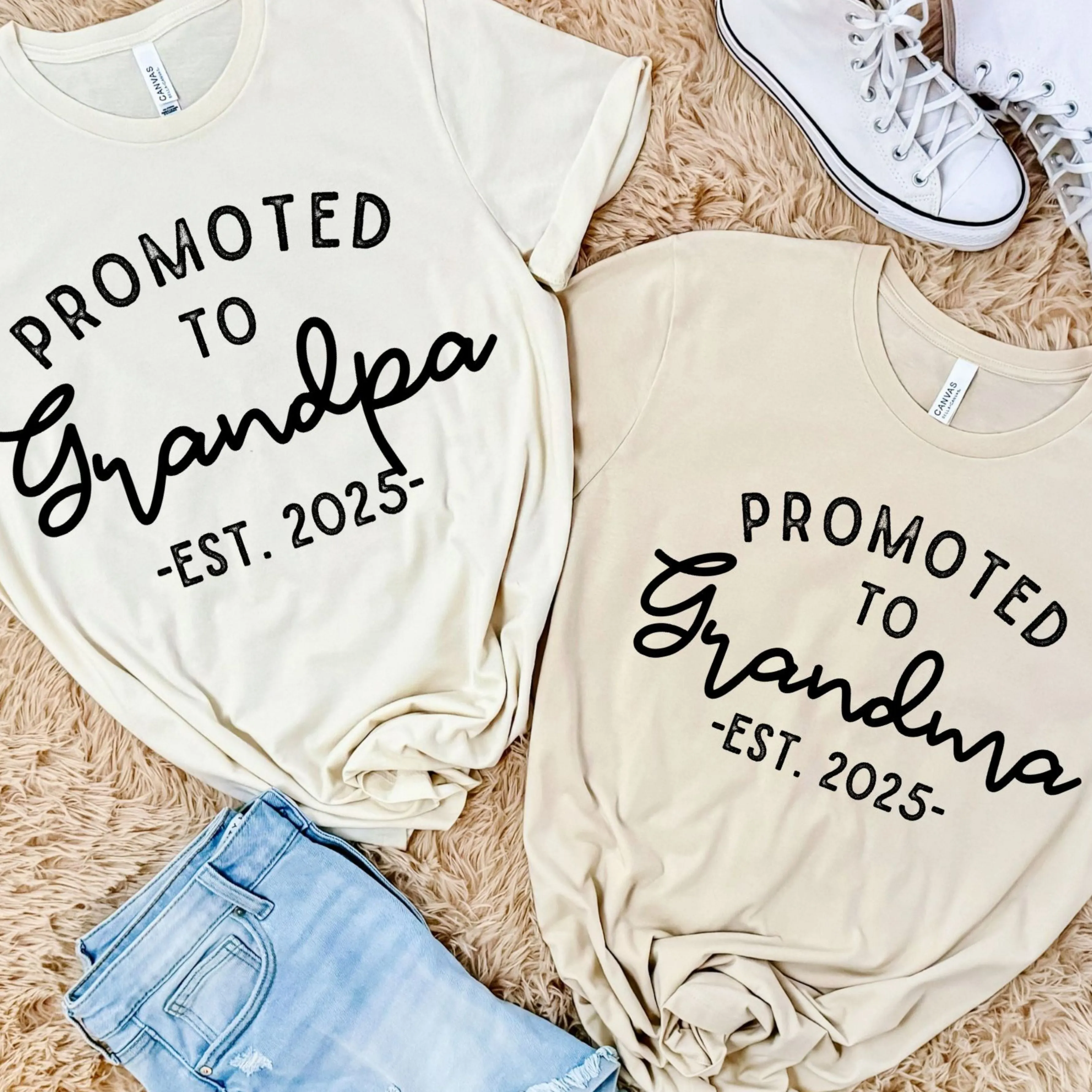 Promoted to Dad / Mom Est - Customize the EST year!