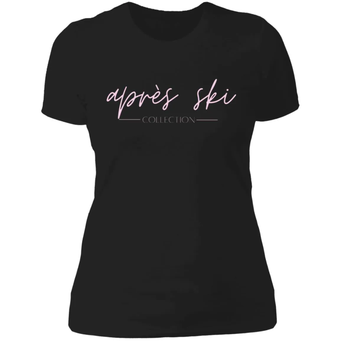 "Apres Ski- PINK" Ladies' Boyfriend T-Shirt