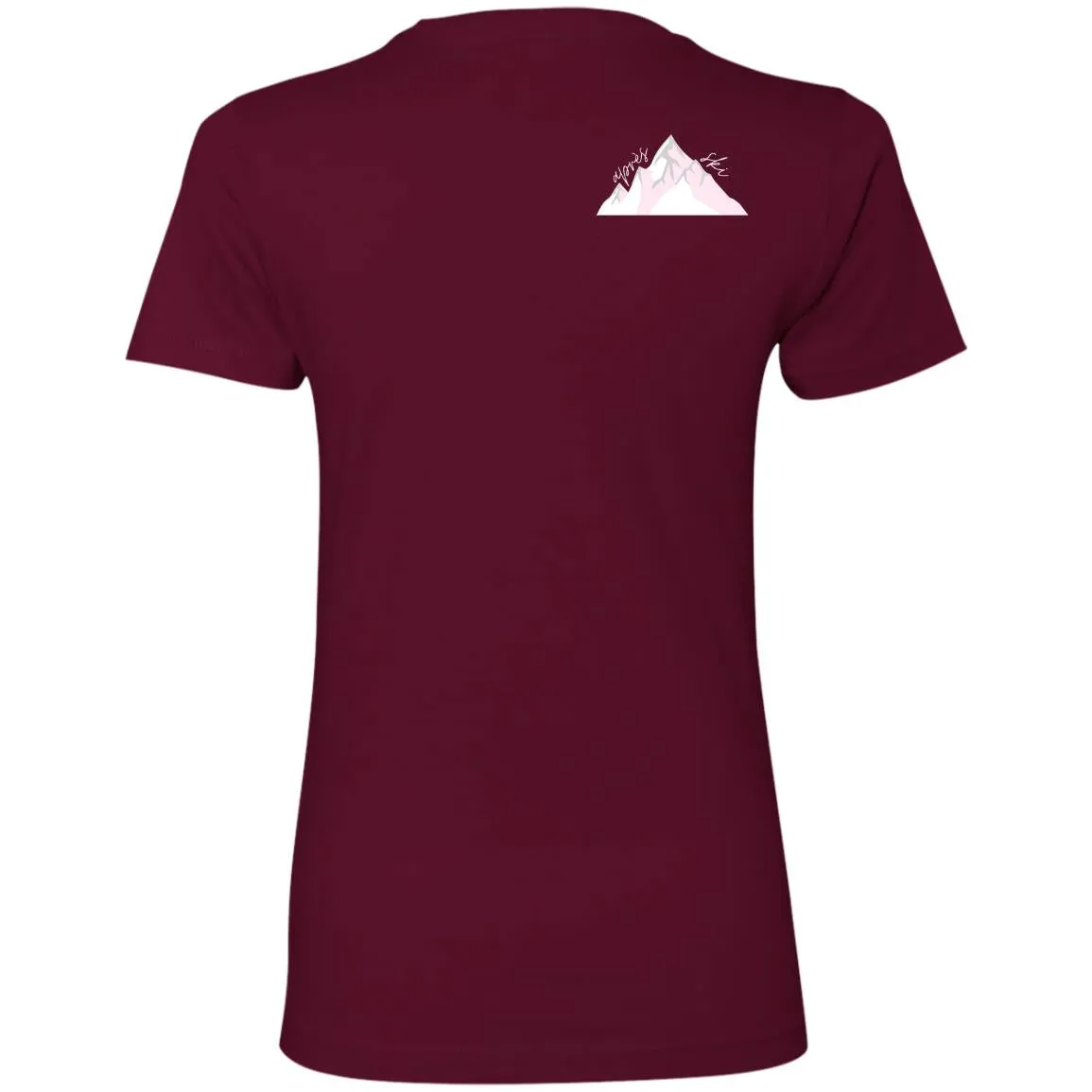 "Apres Ski- PINK" Ladies' Boyfriend T-Shirt