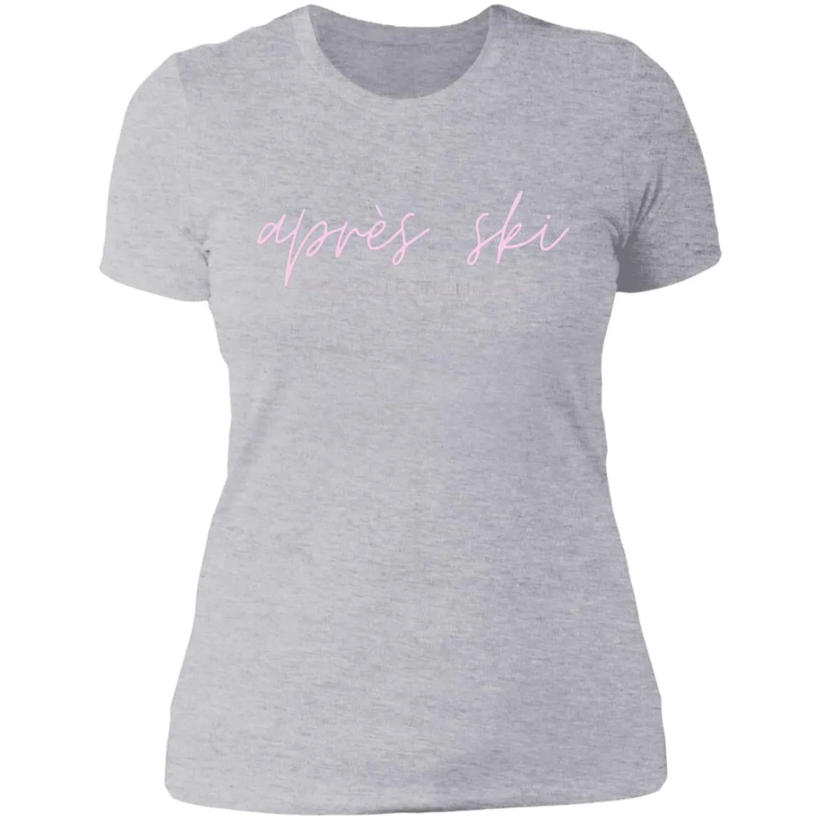"Apres Ski- PINK" Ladies' Boyfriend T-Shirt