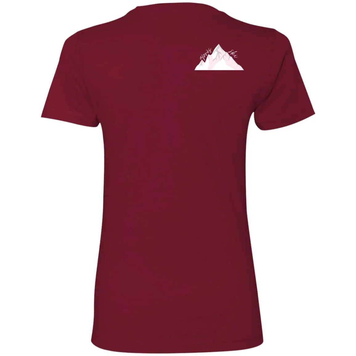 "Apres Ski- PINK" Ladies' Boyfriend T-Shirt