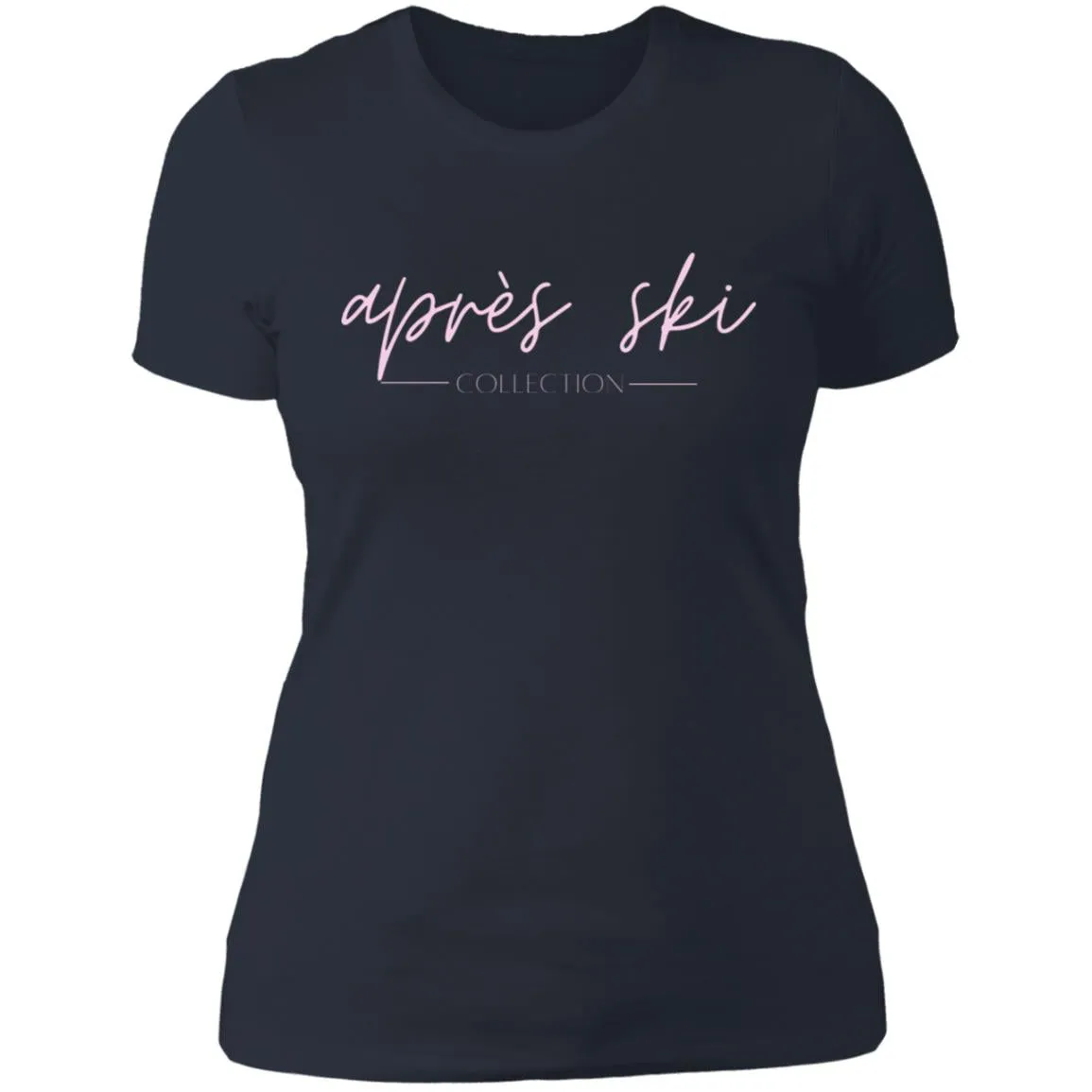 "Apres Ski- PINK" Ladies' Boyfriend T-Shirt